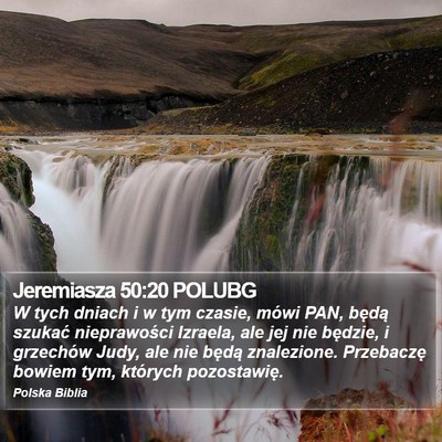 Jeremiasza 50:20 POLUBG Bible Verse Image