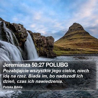 Jeremiasza 50:27 POLUBG Bible Verse Image