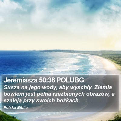 Jeremiasza 50:38 POLUBG Bible Verse Image