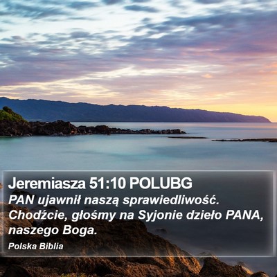 Jeremiasza 51:10 POLUBG Bible Verse Image