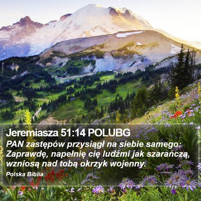 Jeremiasza 51:14 POLUBG Bible Verse Image