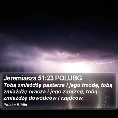 Jeremiasza 51:23 POLUBG Bible Verse Image