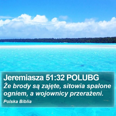 Jeremiasza 51:32 POLUBG Bible Verse Image