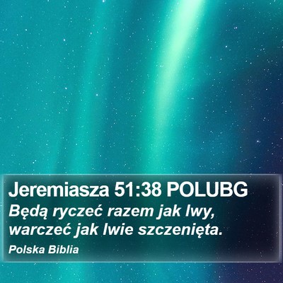 Jeremiasza 51:38 POLUBG Bible Verse Image