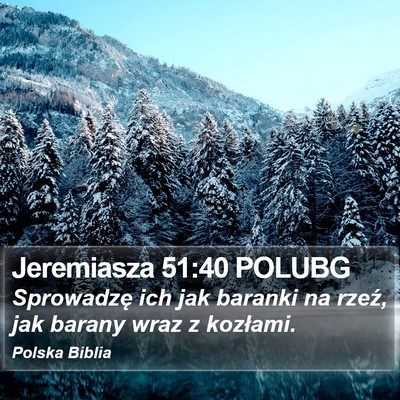 Jeremiasza 51:40 POLUBG Bible Verse Image