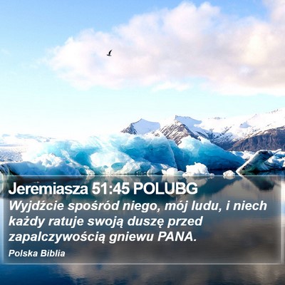 Jeremiasza 51:45 POLUBG Bible Verse Image