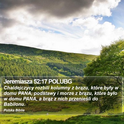 Jeremiasza 52:17 POLUBG Bible Verse Image