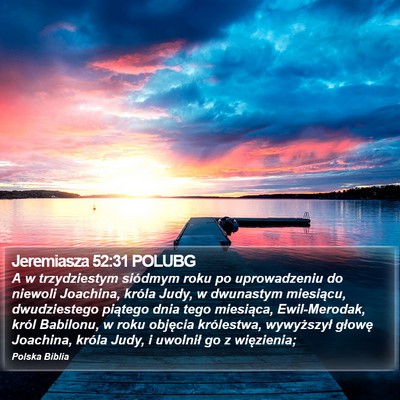 Jeremiasza 52:31 POLUBG Bible Verse Image