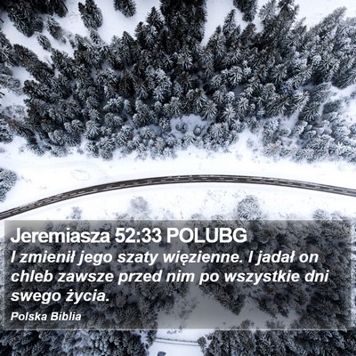 Jeremiasza 52:33 POLUBG Bible Verse Image