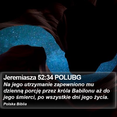 Jeremiasza 52:34 POLUBG Bible Verse Image