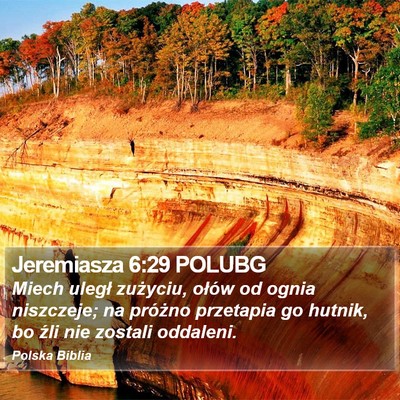 Jeremiasza 6:29 POLUBG Bible Verse Image