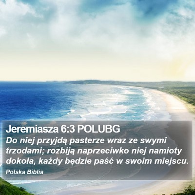 Jeremiasza 6:3 POLUBG Bible Verse Image