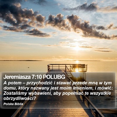 Jeremiasza 7:10 POLUBG Bible Verse Image