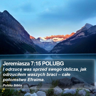 Jeremiasza 7:15 POLUBG Bible Verse Image