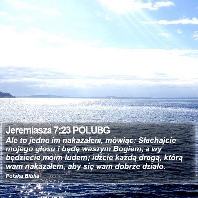 Jeremiasza 7:23 POLUBG Bible Verse Image