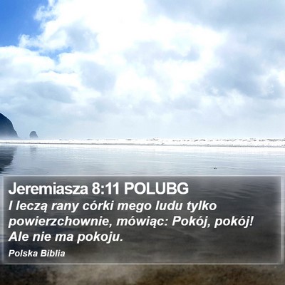 Jeremiasza 8:11 POLUBG Bible Verse Image
