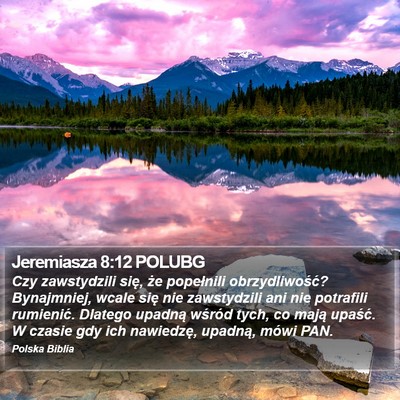 Jeremiasza 8:12 POLUBG Bible Verse Image