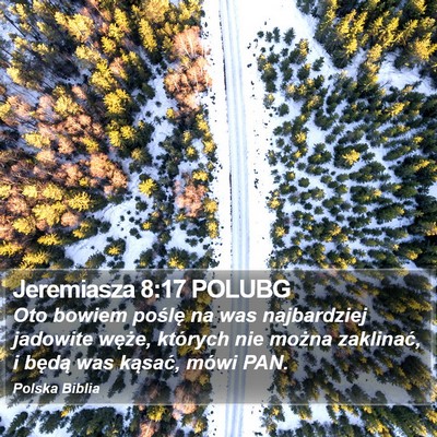 Jeremiasza 8:17 POLUBG Bible Verse Image