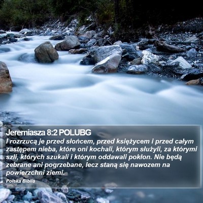 Jeremiasza 8:2 POLUBG Bible Verse Image