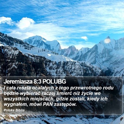 Jeremiasza 8:3 POLUBG Bible Verse Image
