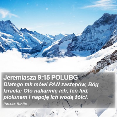 Jeremiasza 9:15 POLUBG Bible Verse Image