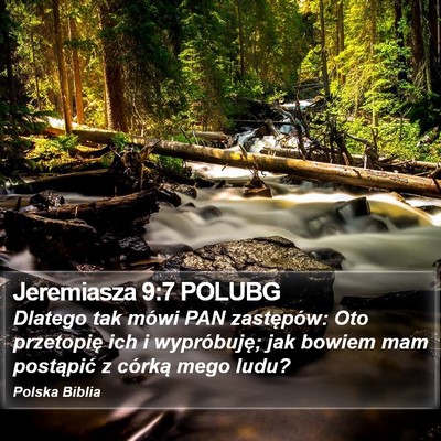 Jeremiasza 9:7 POLUBG Bible Verse Image