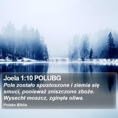 Joela 1:10 POLUBG Bible Verse Image
