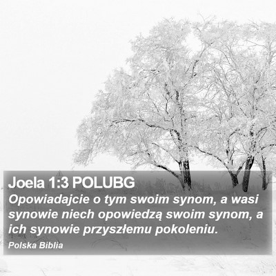 Joela 1:3 POLUBG Bible Verse Image