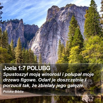 Joela 1:7 POLUBG Bible Verse Image