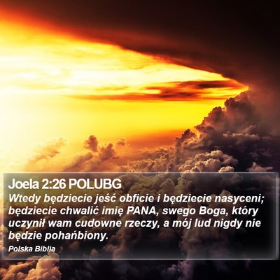 Joela 2:26 POLUBG Bible Verse Image