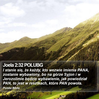 Joela 2:32 POLUBG Bible Verse Image