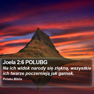 Joela 2:6 POLUBG Bible Verse Image