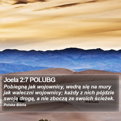 Joela 2:7 POLUBG Bible Verse Image