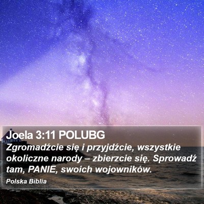 Joela 3:11 POLUBG Bible Verse Image