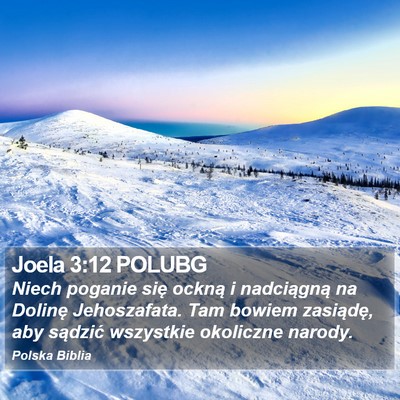Joela 3:12 POLUBG Bible Verse Image