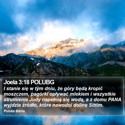 Joela 3:18 POLUBG Bible Verse Image