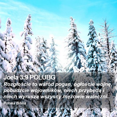 Joela 3:9 POLUBG Bible Verse Image