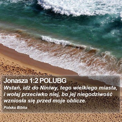 Jonasza 1:2 POLUBG Bible Verse Image