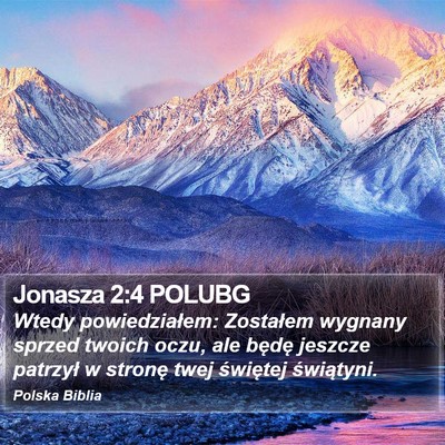 Jonasza 2:4 POLUBG Bible Verse Image