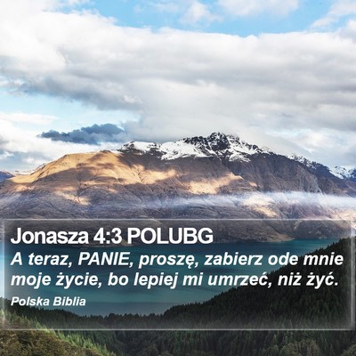 Jonasza 4:3 POLUBG Bible Verse Image