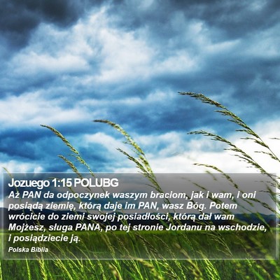 Jozuego 1:15 POLUBG Bible Verse Image