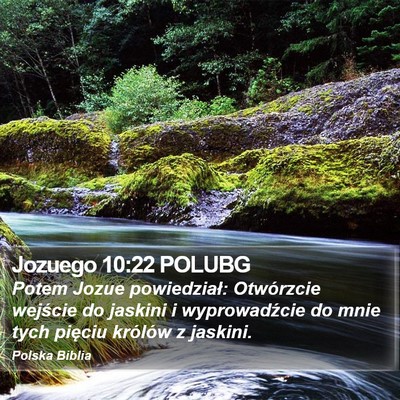 Jozuego 10:22 POLUBG Bible Verse Image