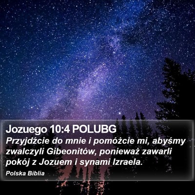 Jozuego 10:4 POLUBG Bible Verse Image