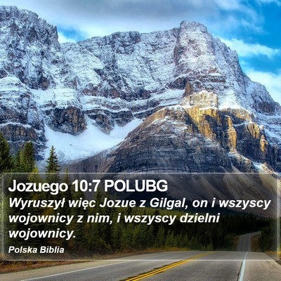 Jozuego 10:7 POLUBG Bible Verse Image