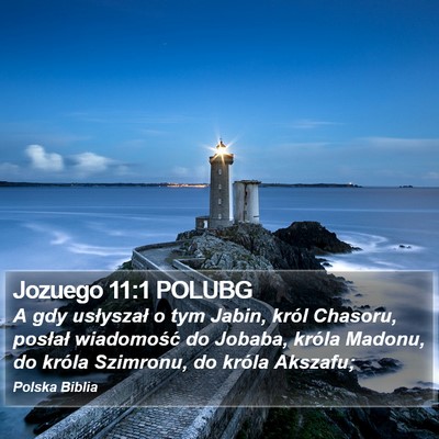 Jozuego 11:1 POLUBG Bible Verse Image
