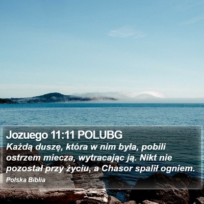 Jozuego 11:11 POLUBG Bible Verse Image