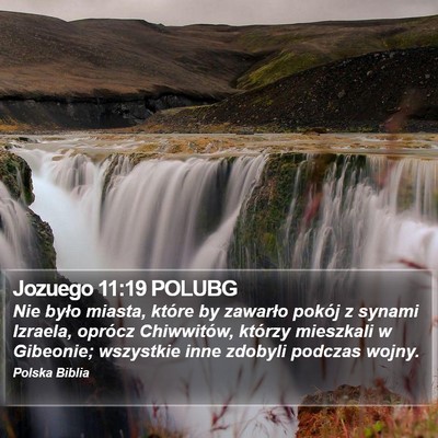 Jozuego 11:19 POLUBG Bible Verse Image
