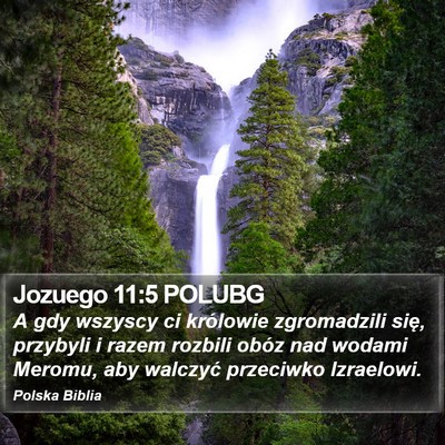 Jozuego 11:5 POLUBG Bible Verse Image