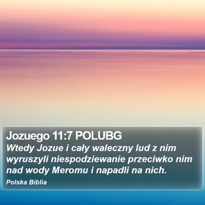 Jozuego 11:7 POLUBG Bible Verse Image