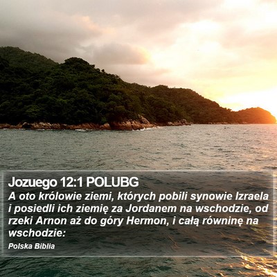 Jozuego 12:1 POLUBG Bible Verse Image